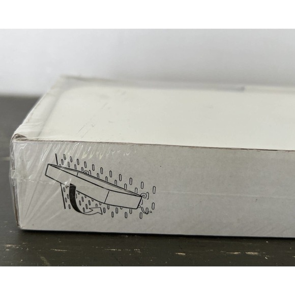 NEW IKEA Skadis Clip On Pegboard Tray Shelf White Plastic Fits 003.207.99 23079 - Picture 3 of 6